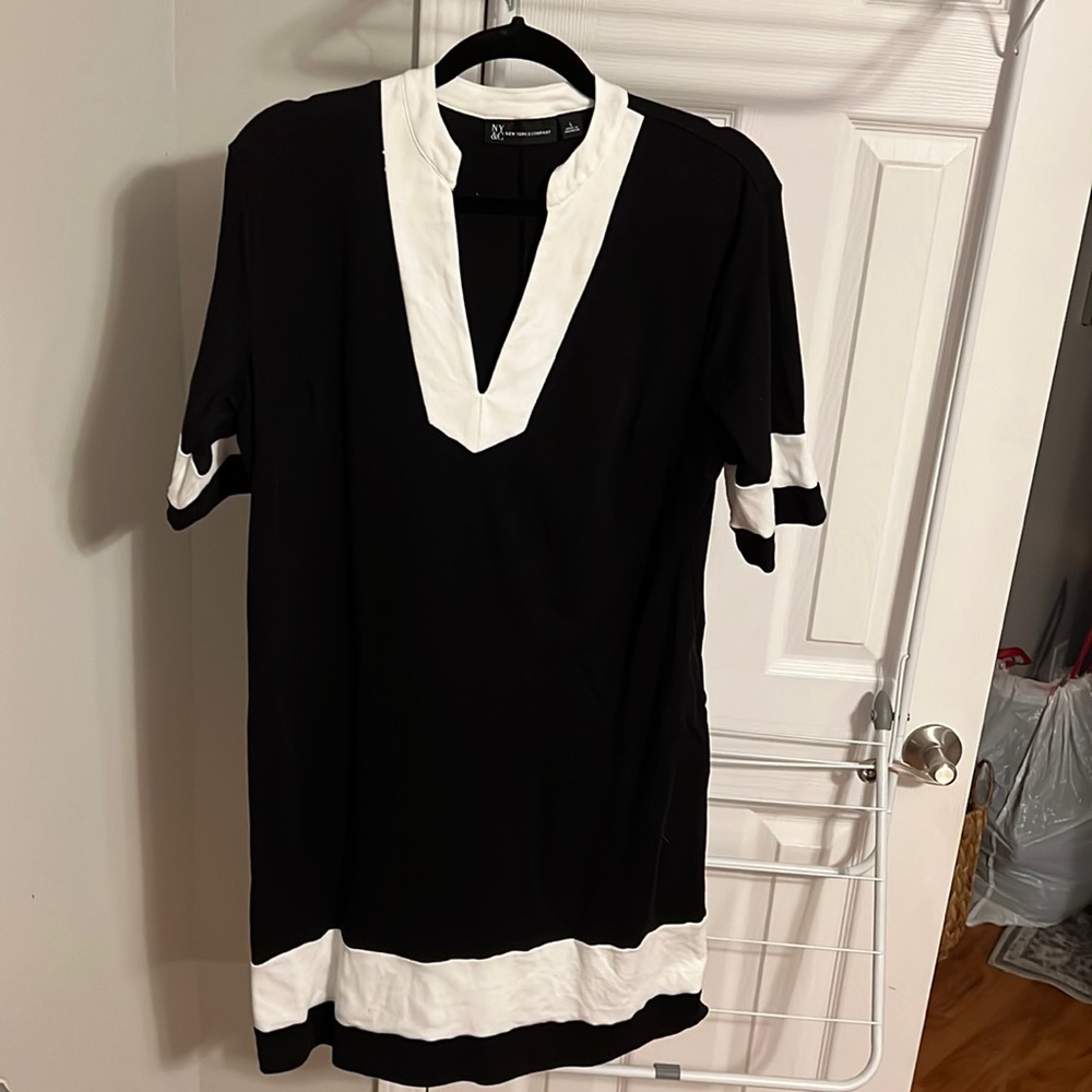 Black and white dress